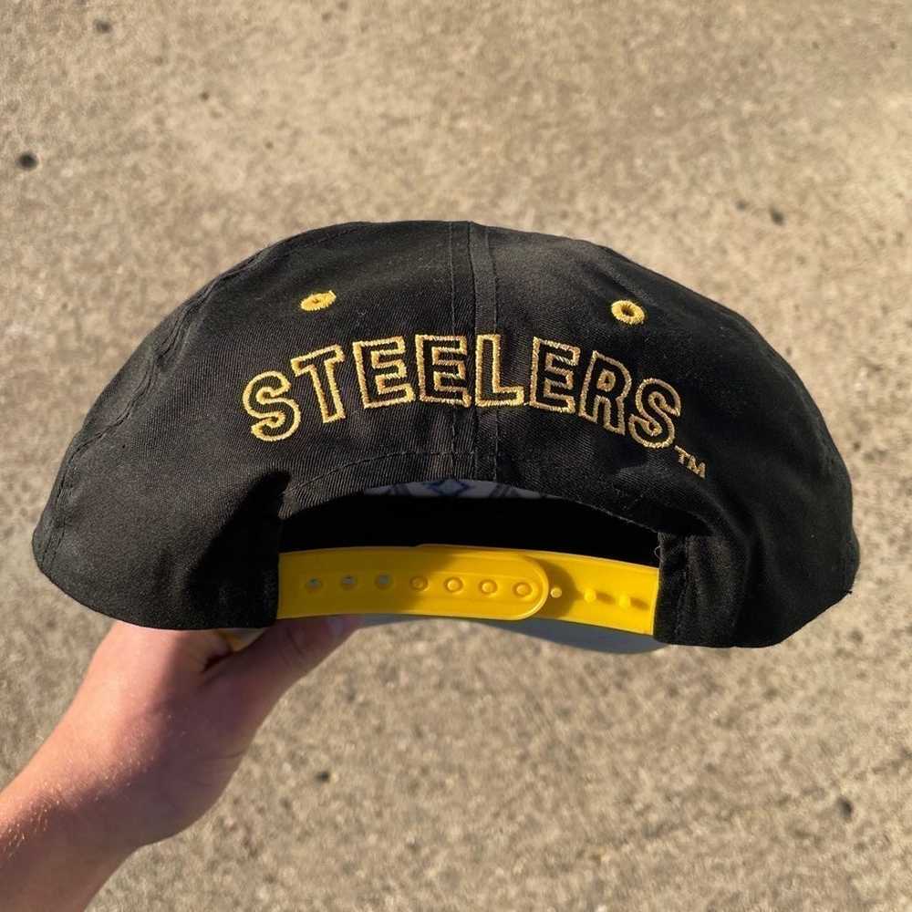 Vintage Pittsburgh Steelers NFL Team Snapback Hat… - image 3