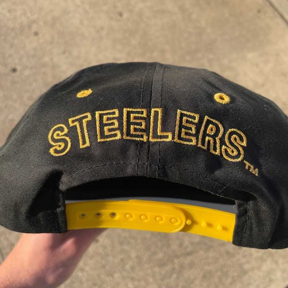 Vintage Pittsburgh Steelers NFL Team Snapback Hat… - image 4
