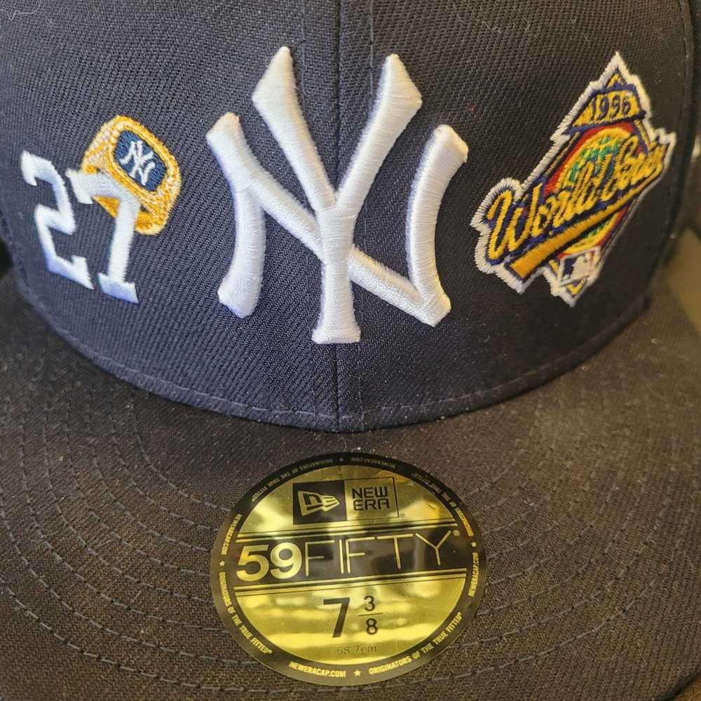 Yankees world series hat - image 9