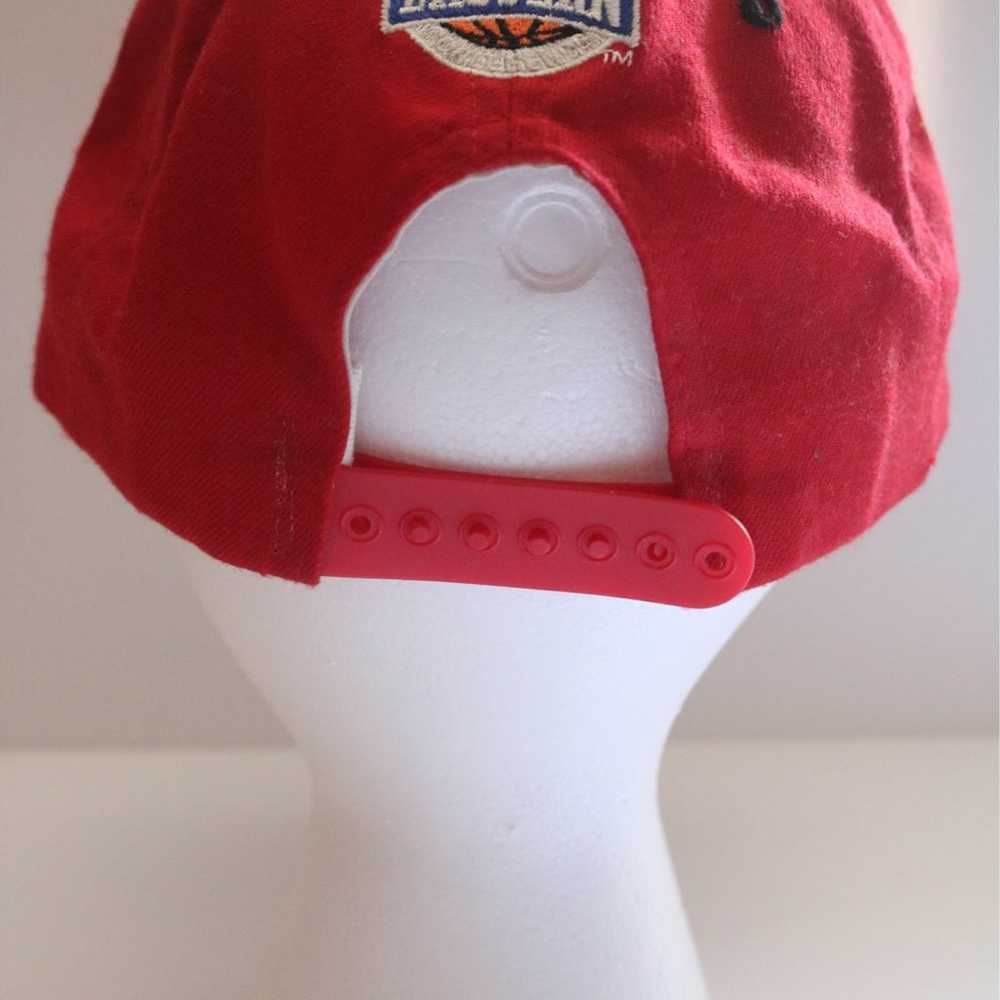 Rare Vintage 90’s Chicago Bulls Snapback Hat by N… - image 4