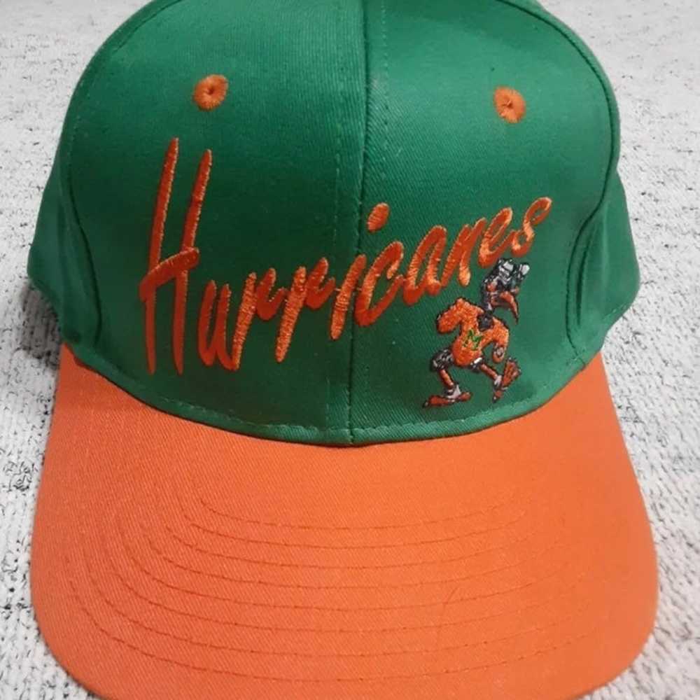 Miami Hurricanes Adjustable Snapback Hat Cap Dead… - image 1