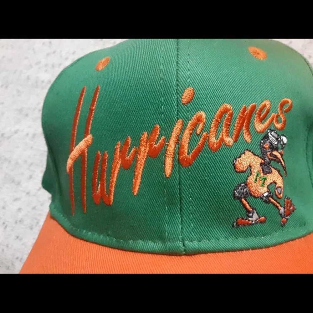 Miami Hurricanes Adjustable Snapback Hat Cap Dead… - image 4