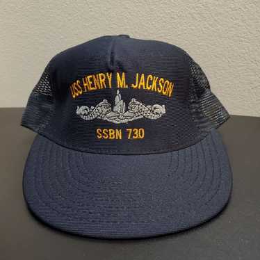 Vintage USS Henry M Jackson SSBN 730 Hat - image 1