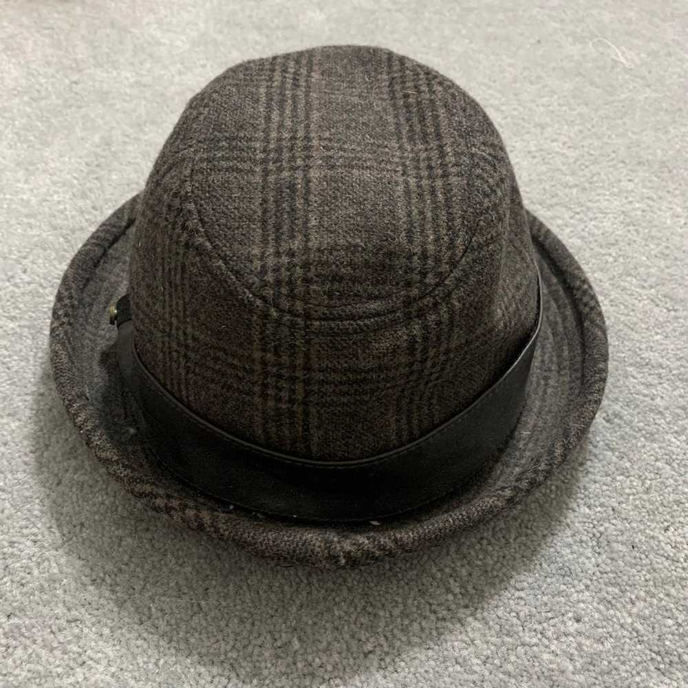Stetson Wool Fedora Hat Leather Banded - image 3