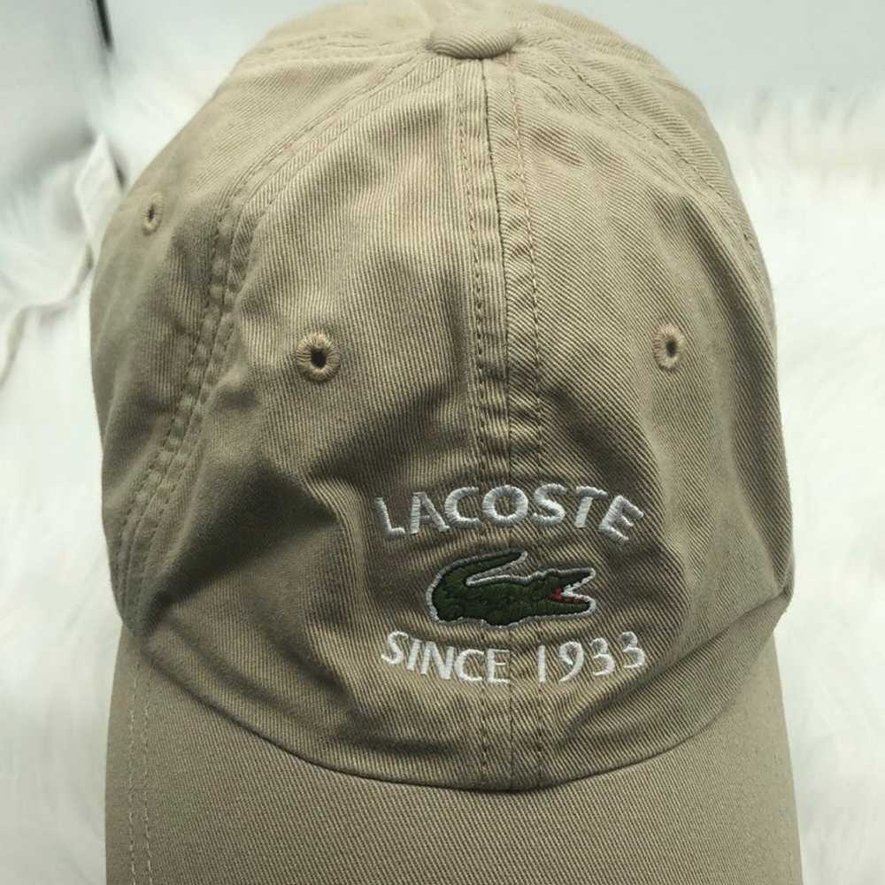 Vintage Lacoste Since 1933 Strapback Hat Baseball… - image 1