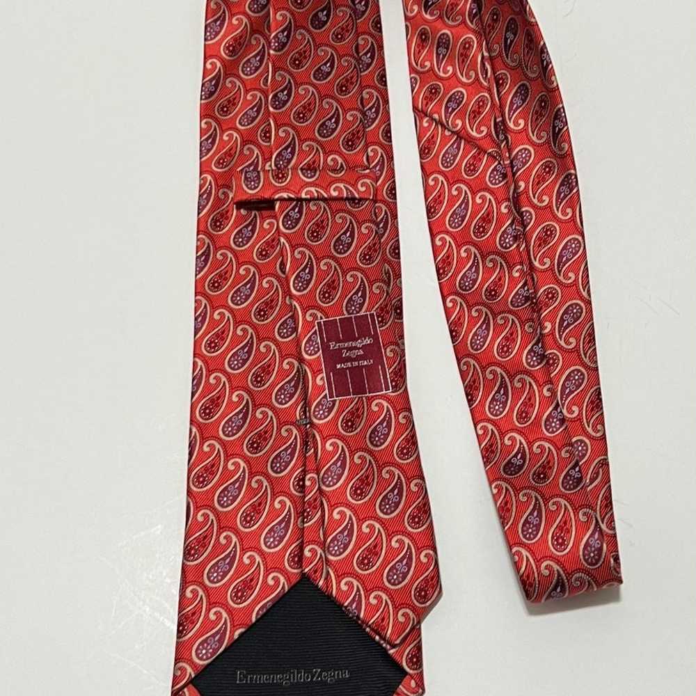 NWOT Vintage Ermenegildo Zegna Luxury Silk Neckti… - image 3