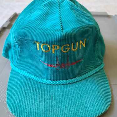 RARE Vintage top gun mint green amapro curdory hat - image 1