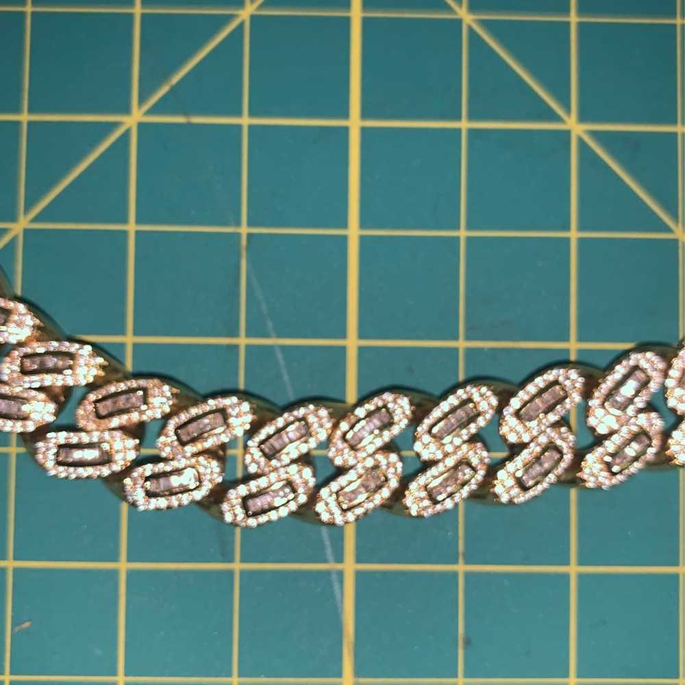Iced out Miami Cuban Link Chain - image 2