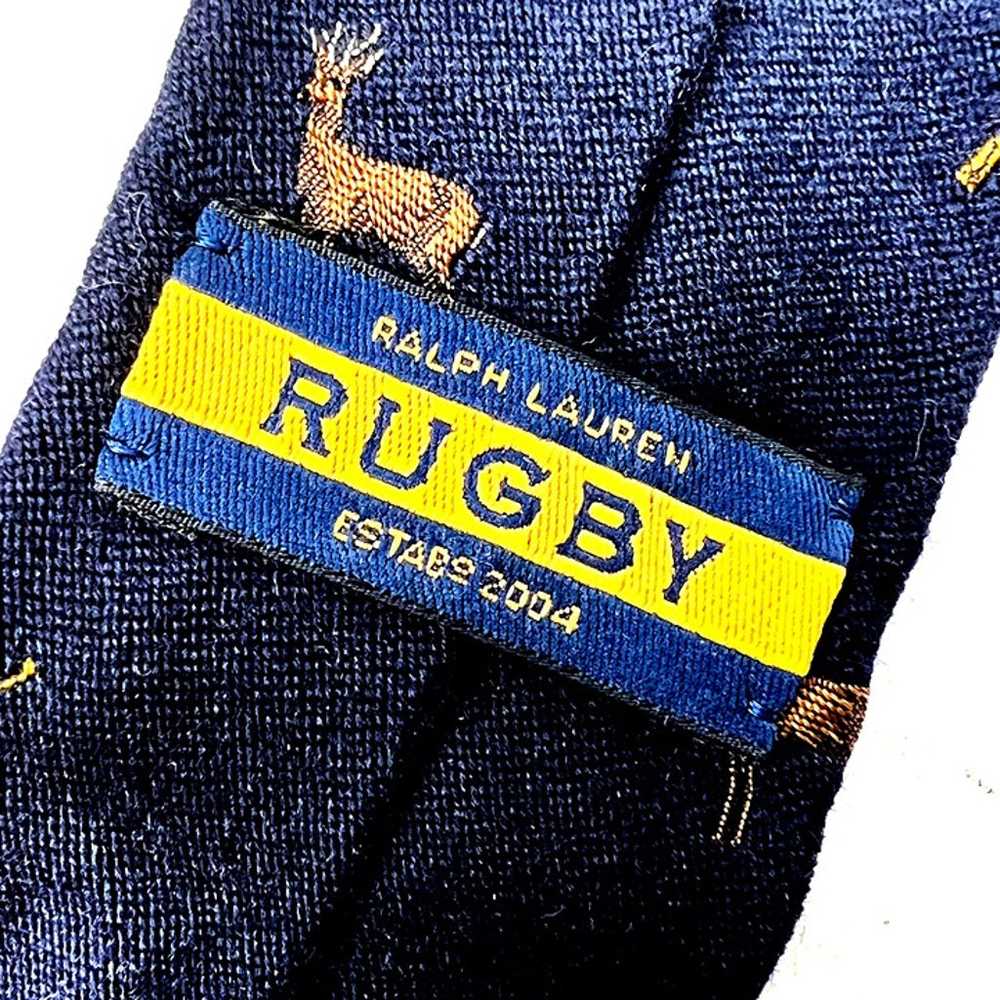 Rugby Ralph Lauren Vintage Navy With Hunting Patt… - image 4