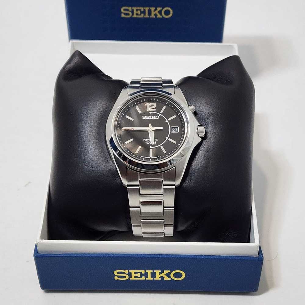 Men's Seiko 5M62-0CM0 Kinetic Sports Watch - 100m… - image 2