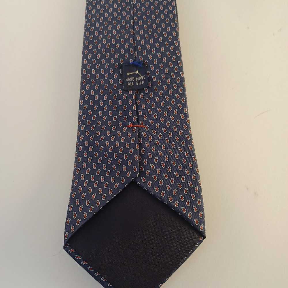 Unbranded vintage silk tie handmade in Billings M… - image 3