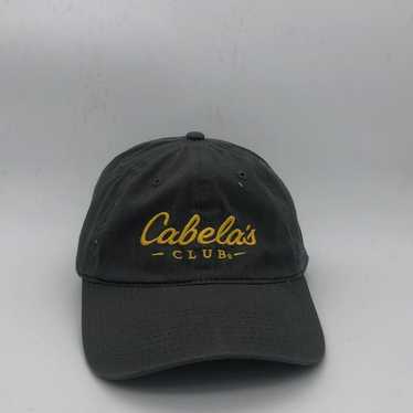 Cabela's Club Baseball Cap Hat Gray Embroidered Gold … - Gem