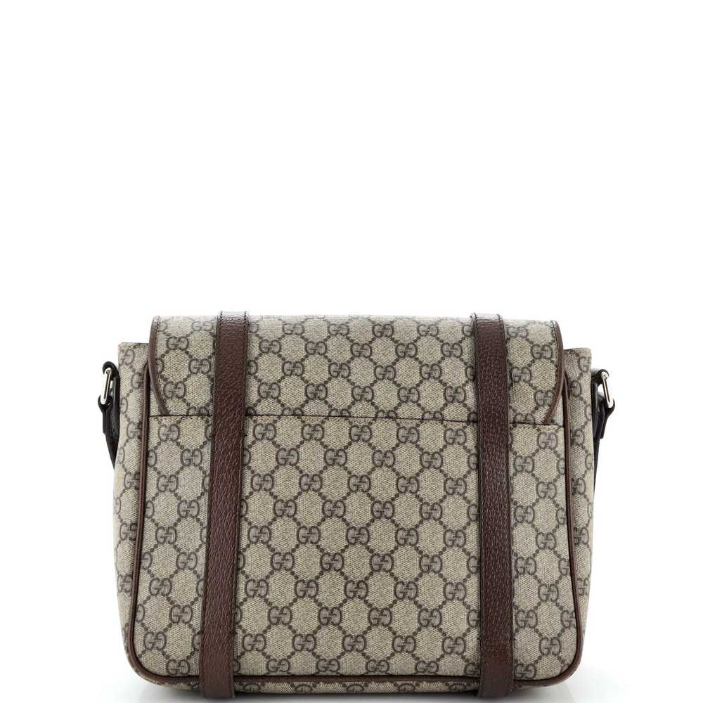 GUCCI Interlocking G Patch Messenger Bag GG Coate… - image 3