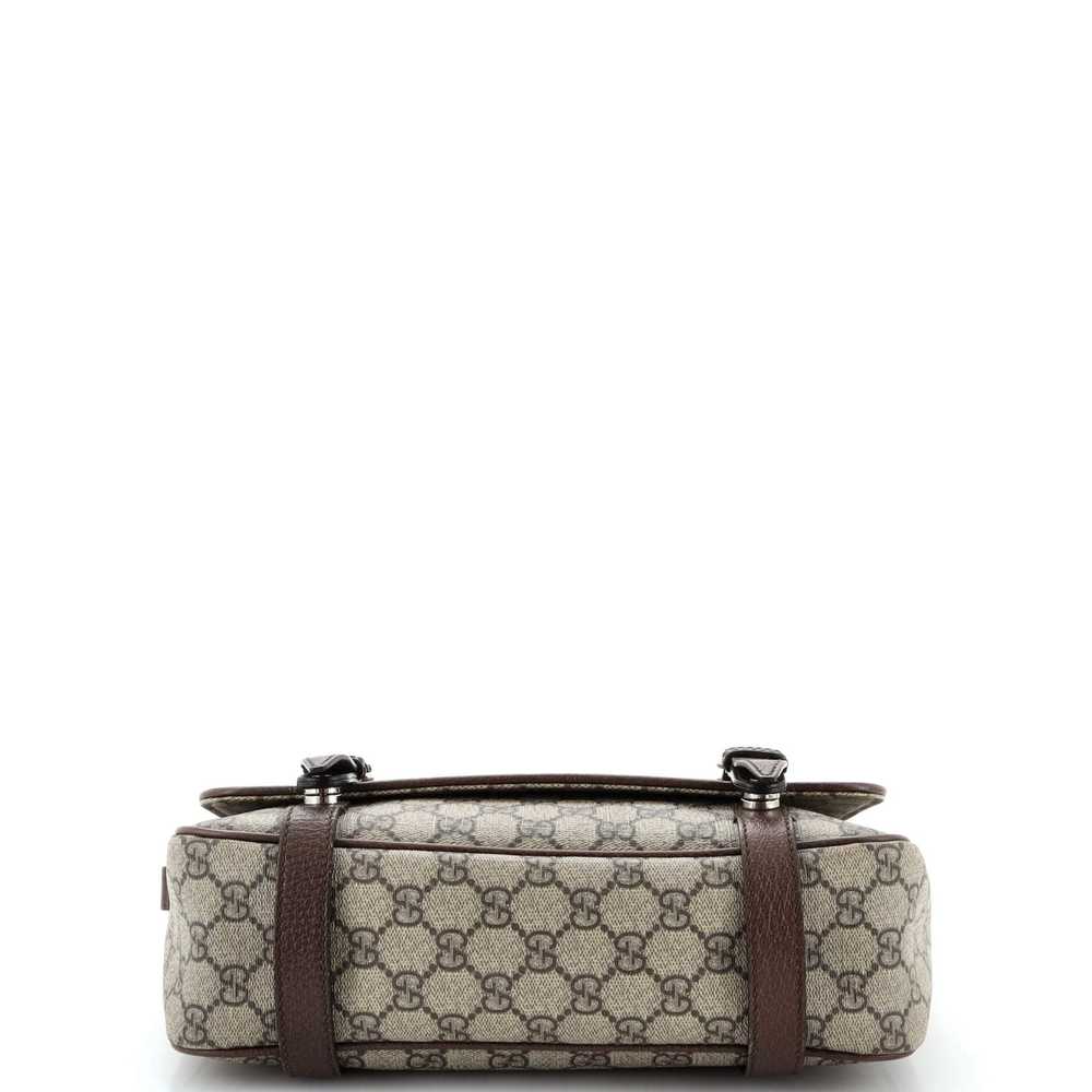 GUCCI Interlocking G Patch Messenger Bag GG Coate… - image 4