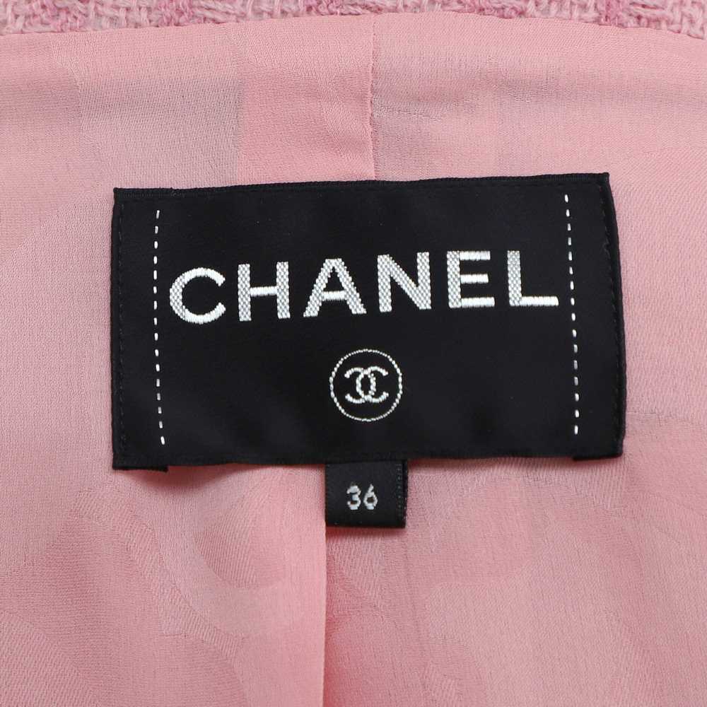 CHANEL Women's Four Pocket Cropped Sleeve Collare… - image 3