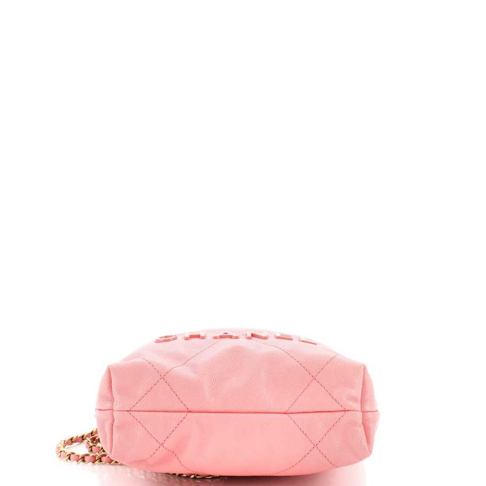 CHANEL 22 Chain Hobo Quilted Caviar Mini - image 5
