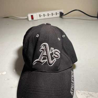 Vintage 90s Oakland A’s Athletics Baseball Snapback Hat Cap Logo 7 Rare  Green OG