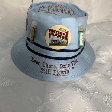 SURVIVAL Vintage Novelty Fishing Hat Laidback Fisherman Funny M FUN GAG  Cotton A