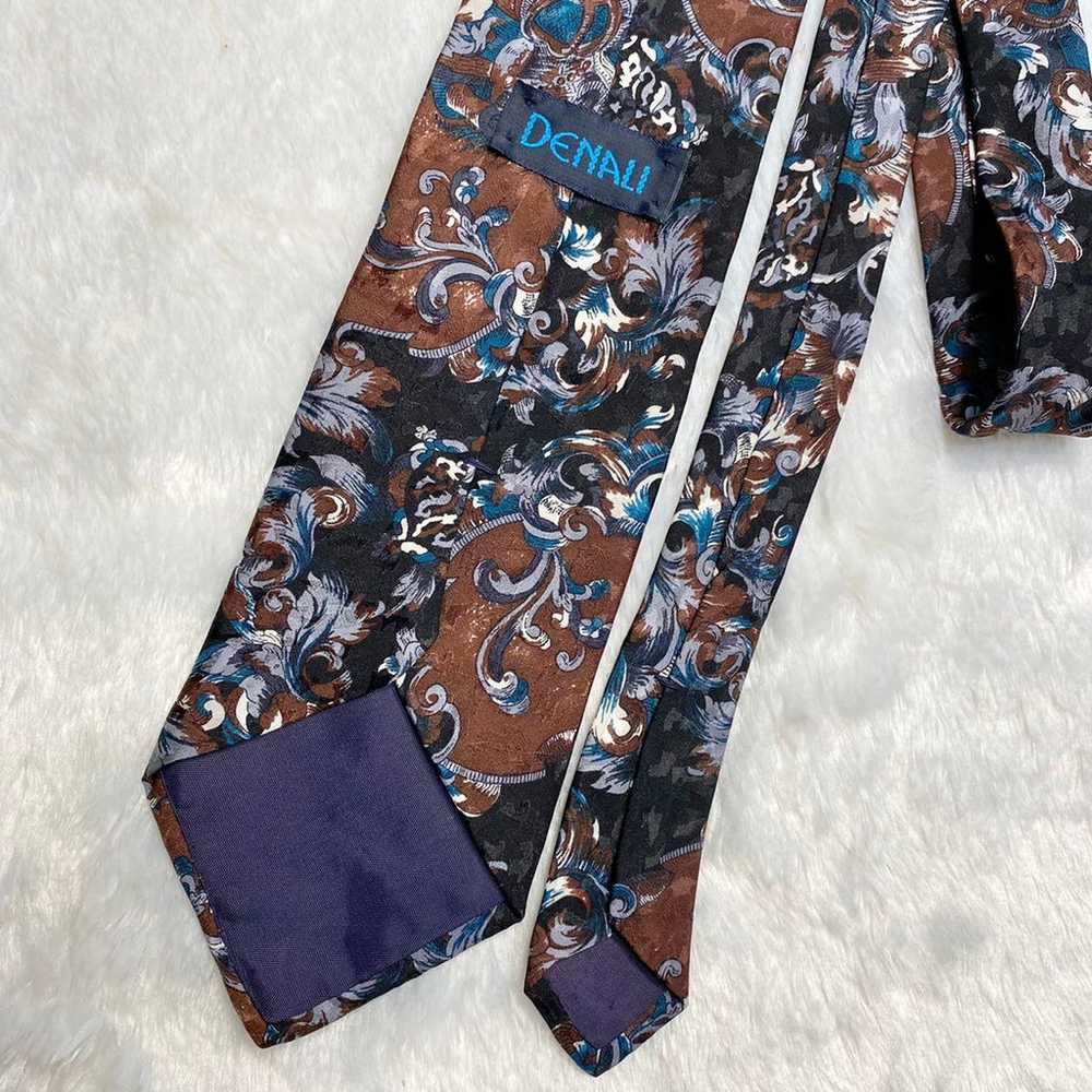 Vintage flourish floral necktie - image 3