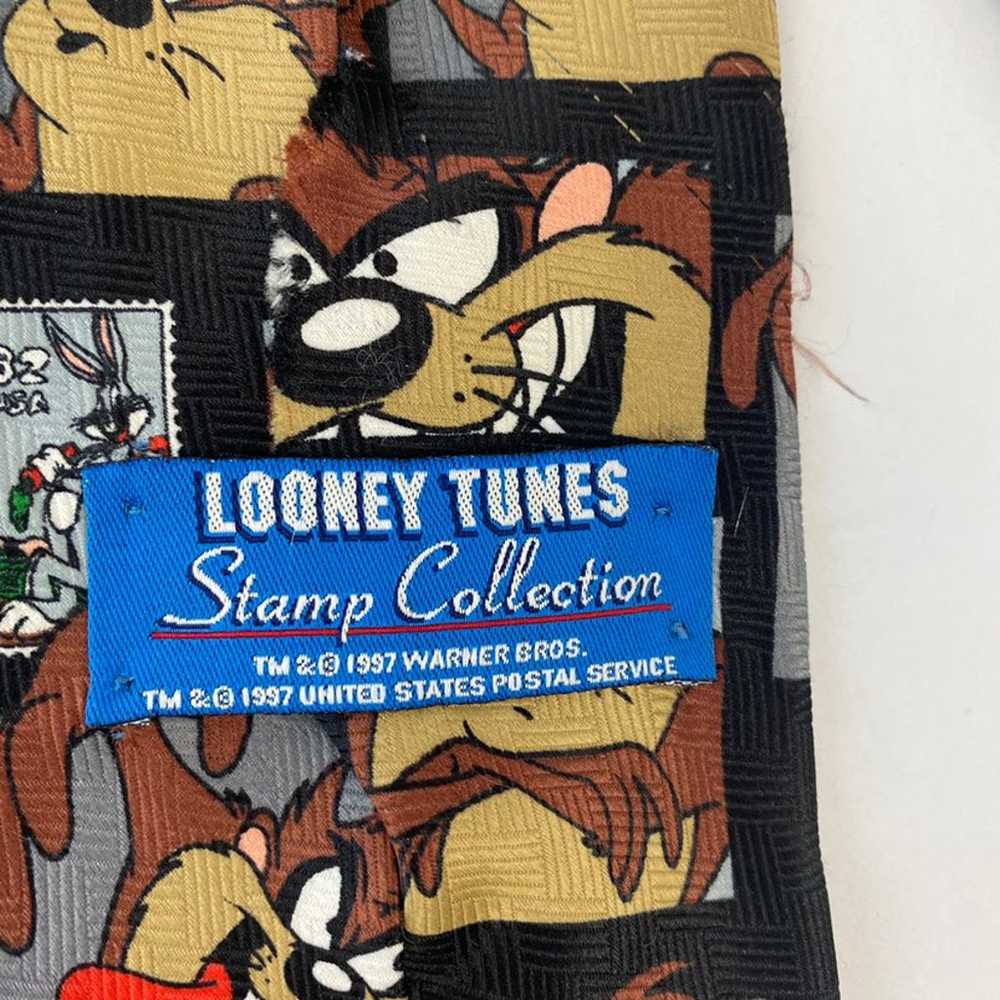 VTG Looney Tunes Tie Warner Brothers Bro - image 5