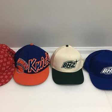 Lot of 4 vintage snapback hats RARE Resell Lot Alaska Fishing Trucking Cap  Hat