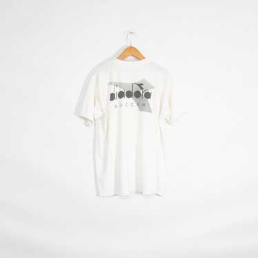 Vintage Vintage 90s T Shirt L - Diadora Soccer Ho… - image 1
