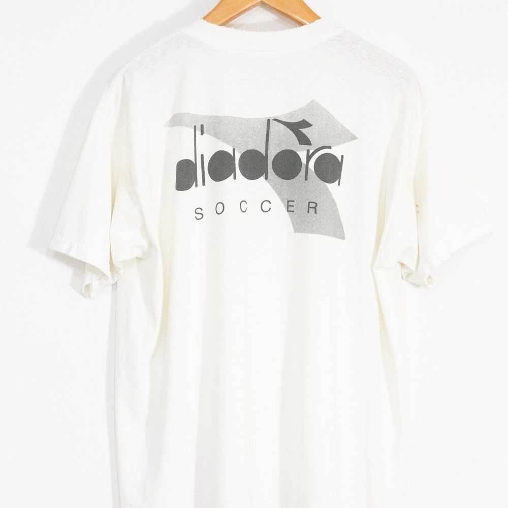 Vintage Vintage 90s T Shirt L - Diadora Soccer Ho… - image 2