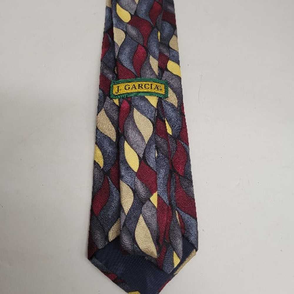 Jerry Garcia 100% Silk Vintage Tie - image 3