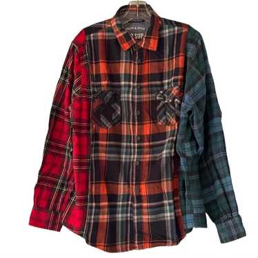 Custom × Streetwear Custom Rebuilt Flannel Shirt … - image 1