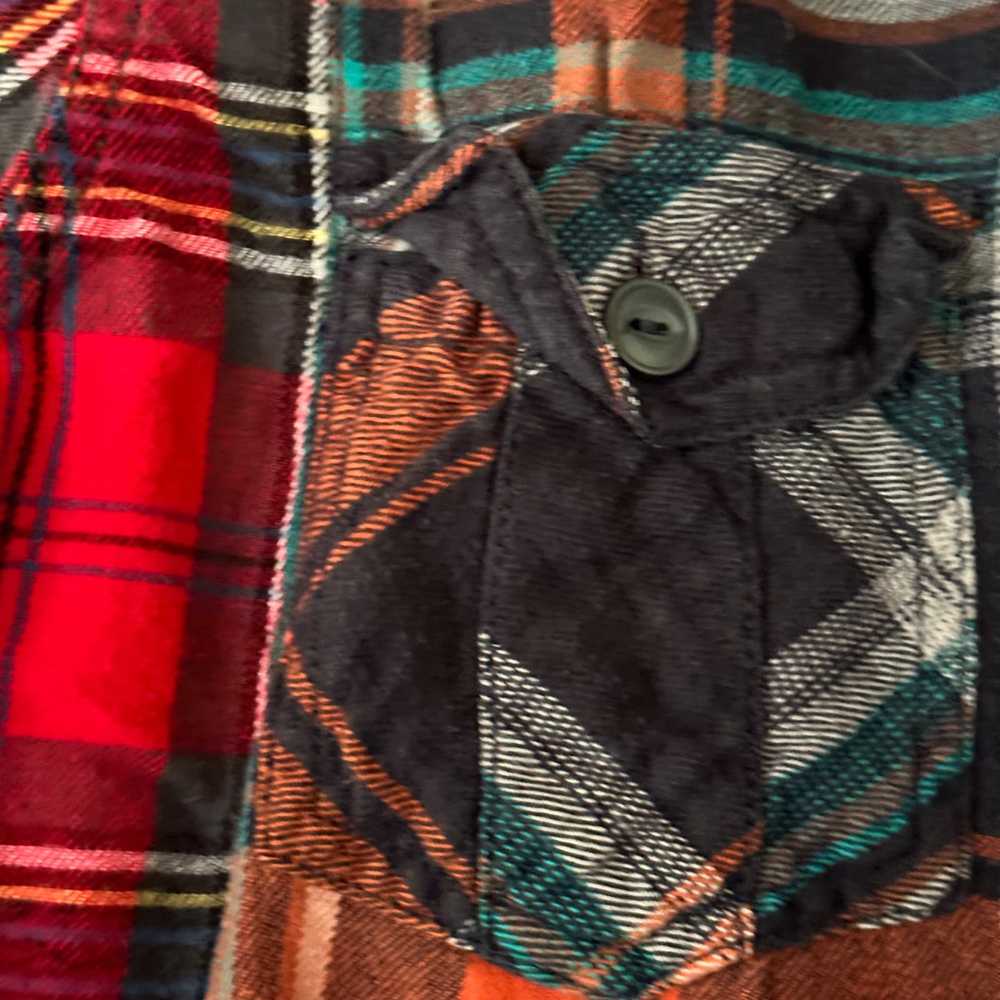 Custom × Streetwear Custom Rebuilt Flannel Shirt … - image 4