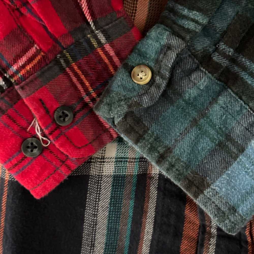 Custom × Streetwear Custom Rebuilt Flannel Shirt … - image 6