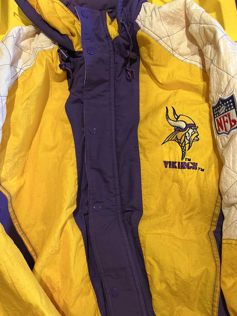 NFL × Starter Minnesota Vikings Windbreaker Vinta… - image 2