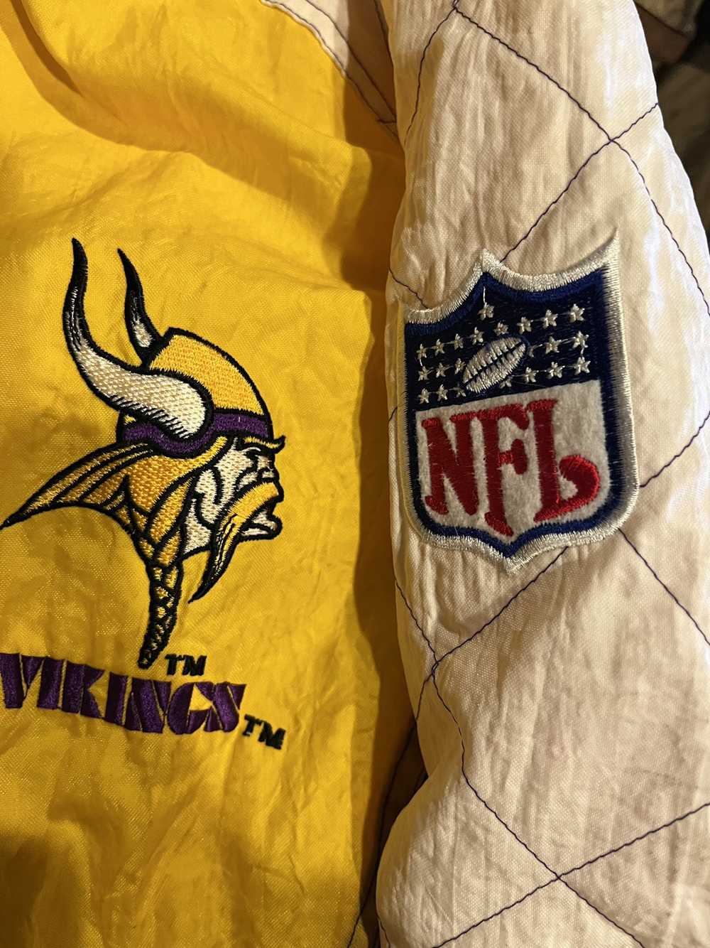 NFL × Starter Minnesota Vikings Windbreaker Vinta… - image 3