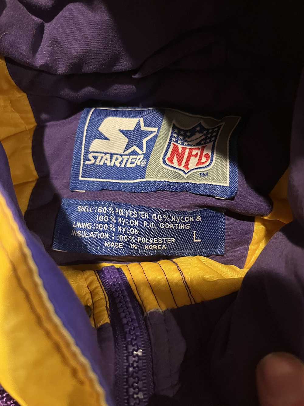 NFL × Starter Minnesota Vikings Windbreaker Vinta… - image 4