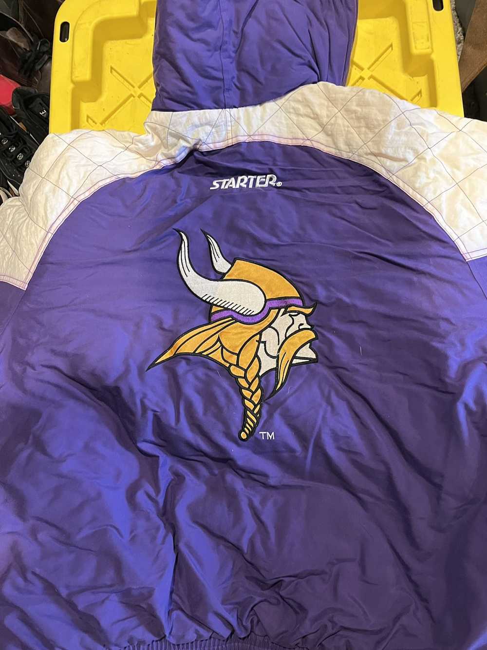 NFL × Starter Minnesota Vikings Windbreaker Vinta… - image 5