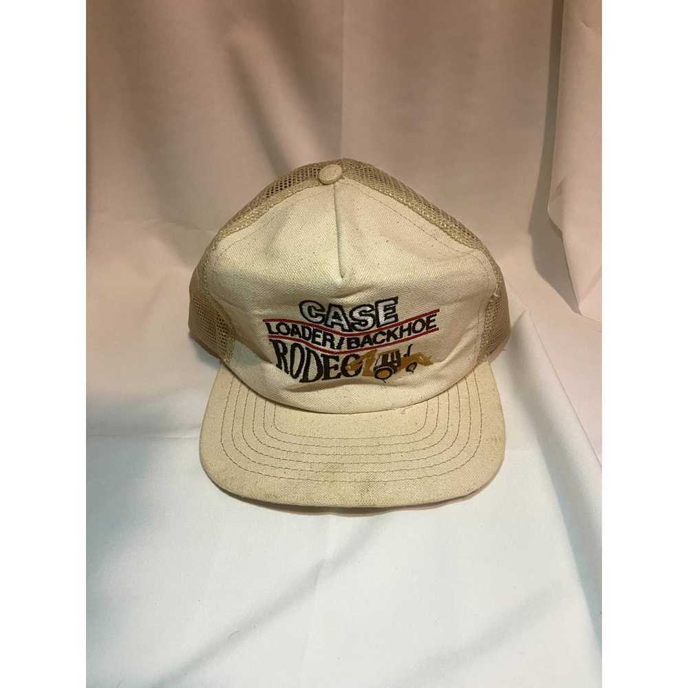 Case Loader Backhoe Rodeo Trucker Hat - image 1