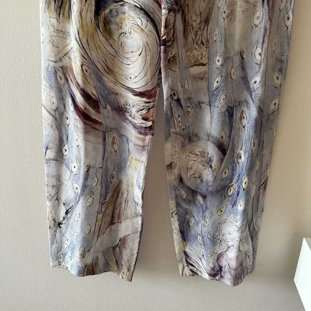 Alexander McQueen Silk straight pants - image 5