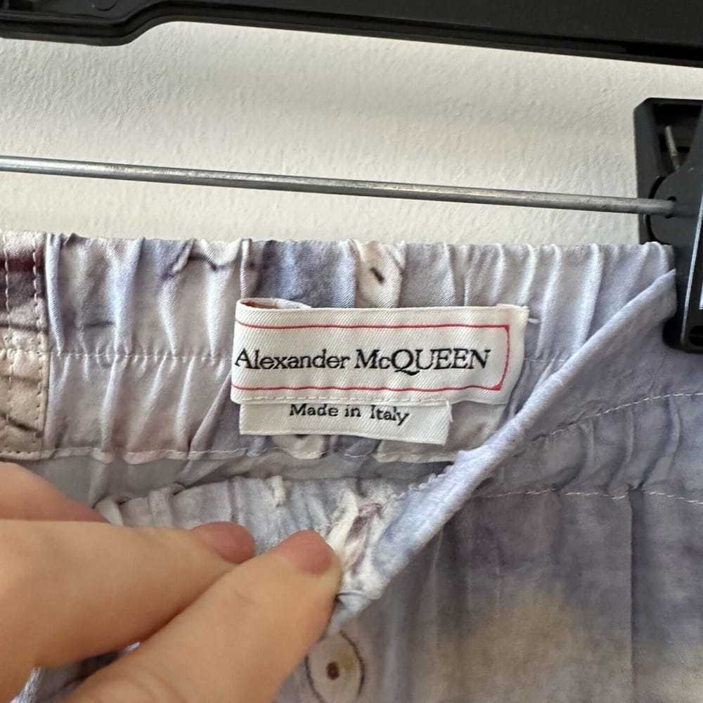 Alexander McQueen Silk straight pants - image 6