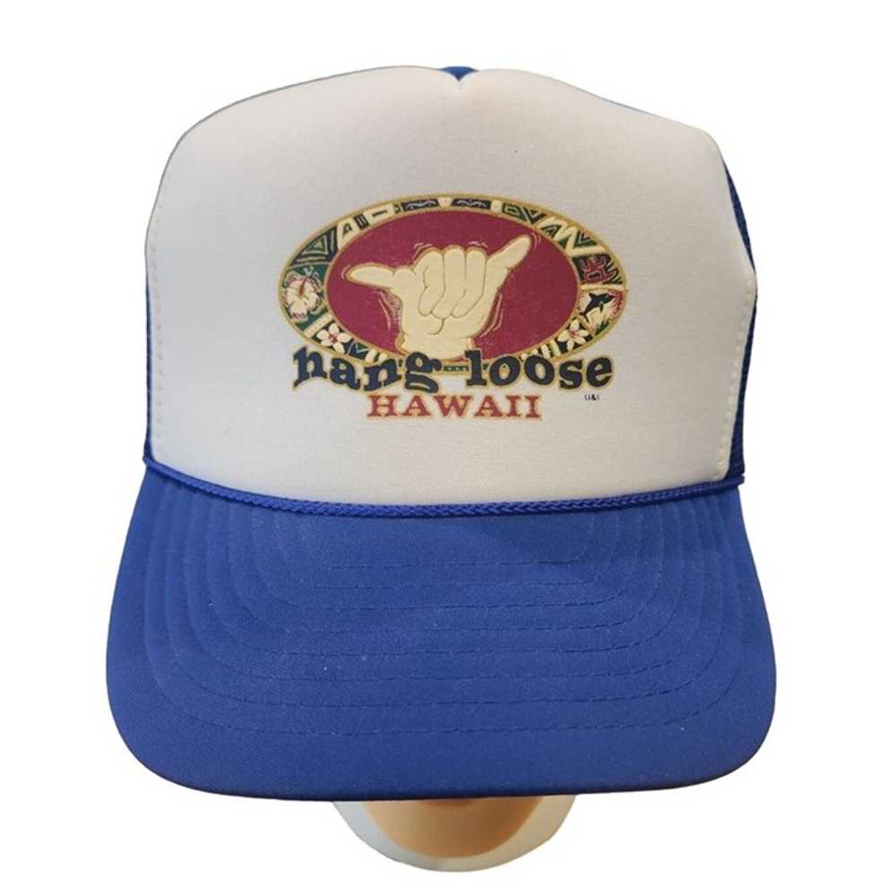 Vintage Nissun Hawaii Hang Loose Snap Back Hat Tr… - image 1