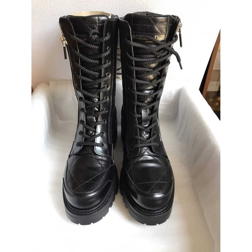 Dior Leather biker boots - image 9
