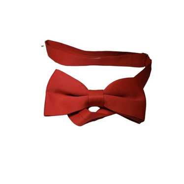 Vintage After Six Red Bow Tie