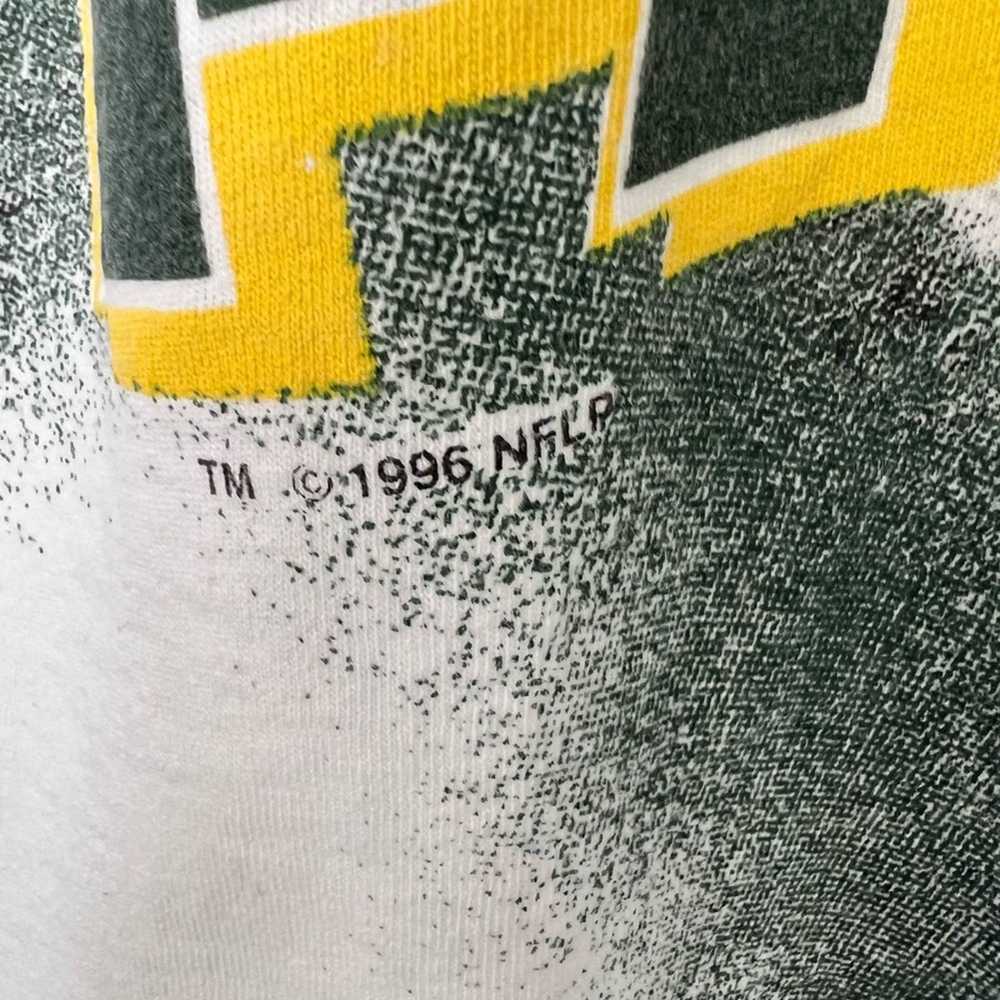Riddell Vintage Green Bay Packers AOP Shirt 1996 … - image 5