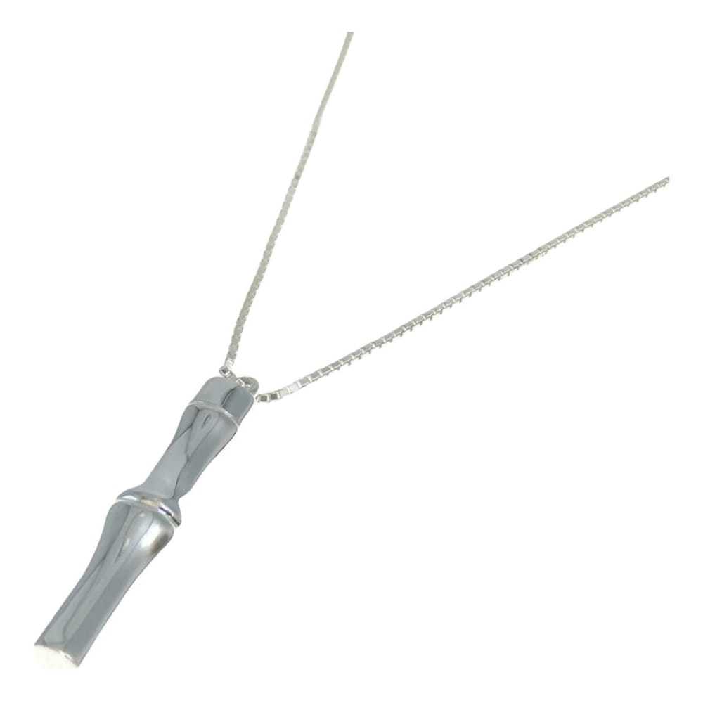 Gucci Bamboo silver necklace - image 1