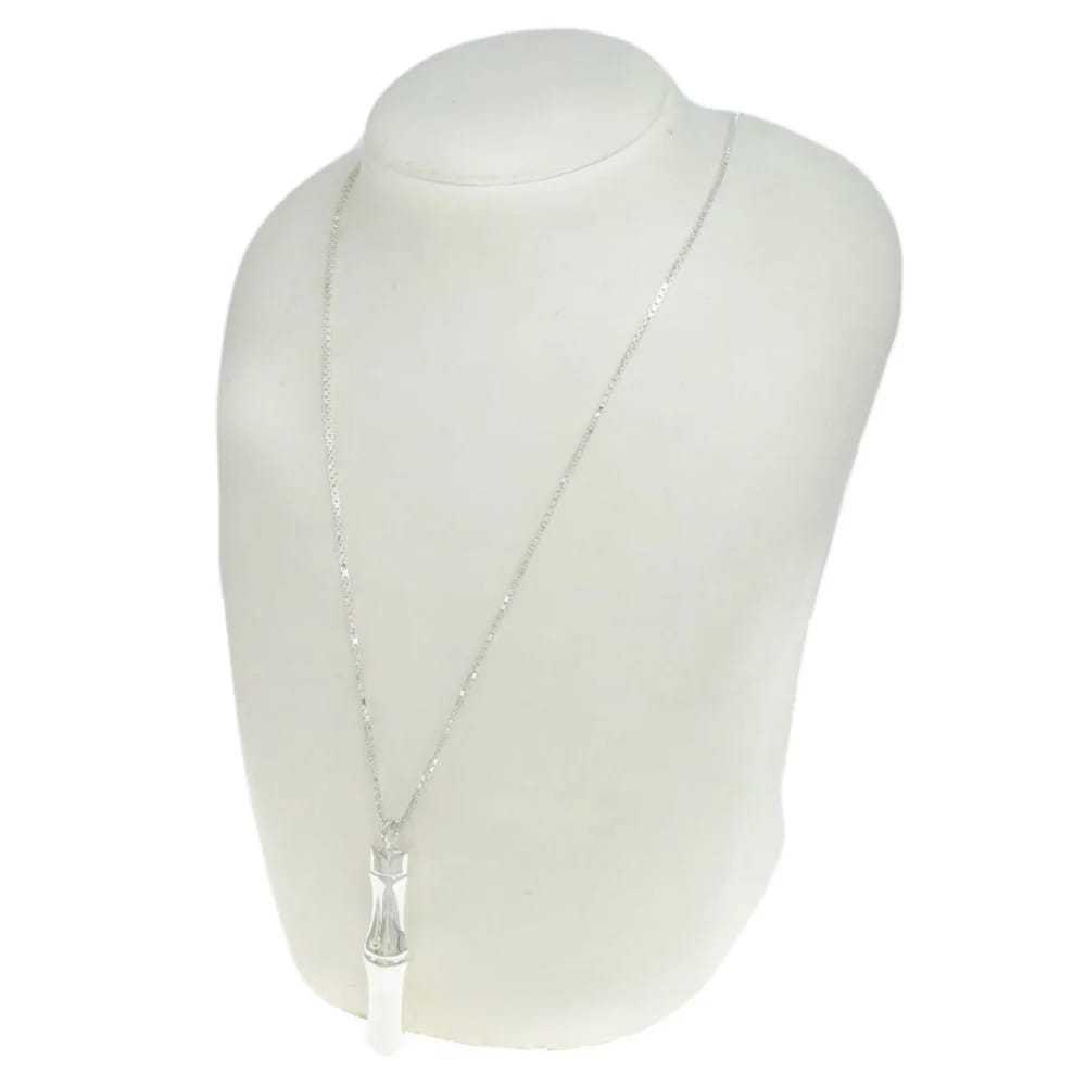 Gucci Bamboo silver necklace - image 4