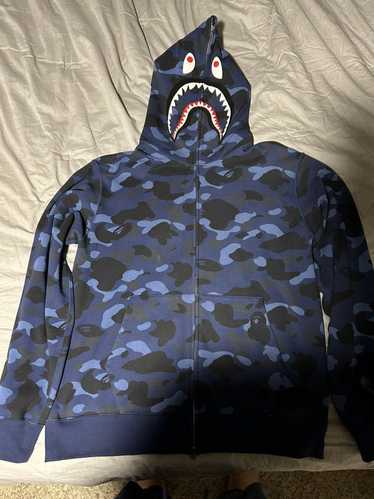 Bape Color Camo Shark Full Zip Hoodie - image 1