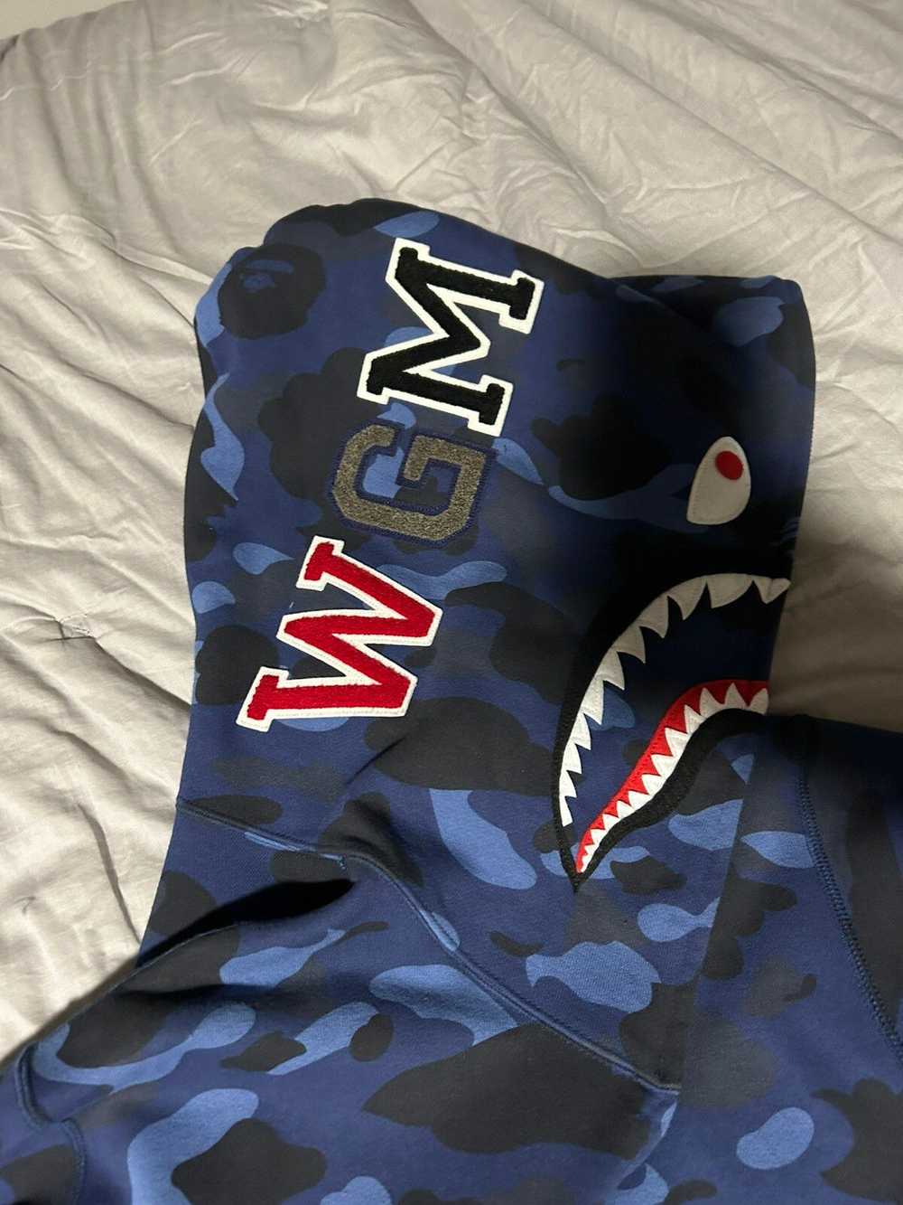 Bape Color Camo Shark Full Zip Hoodie - image 3