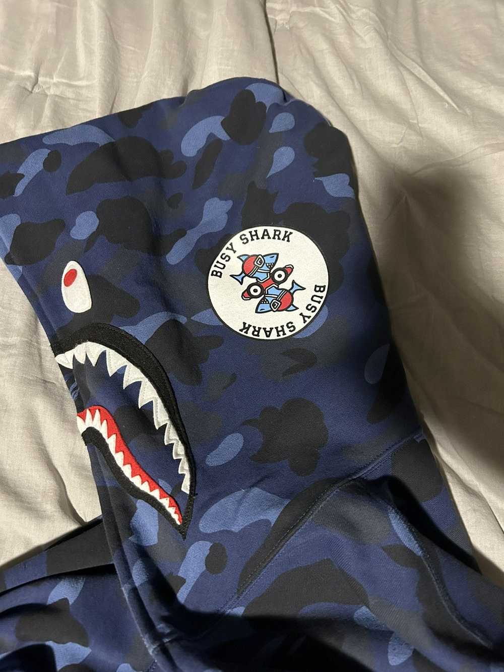 Bape Color Camo Shark Full Zip Hoodie - image 4