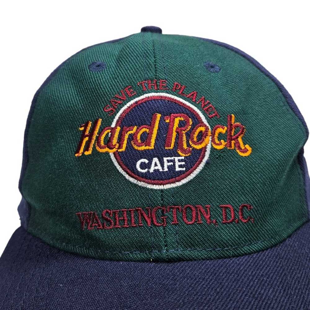 Vintage Hard Rock Cafe Washington DC Snapback Hat… - image 3