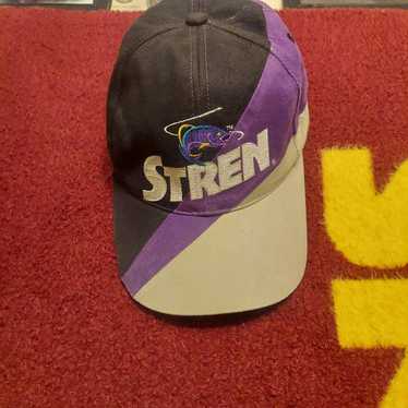Vintage Stren Fishing Line Adjustable Snapback Baseball Cap Hat USA Made  NOS