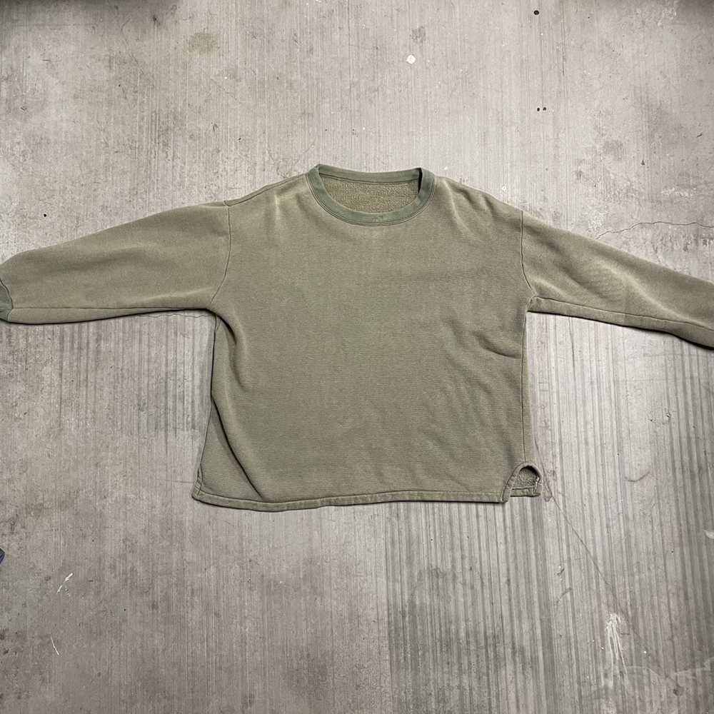 Military × Vintage Vintage Military Green Sweatsh… - image 1